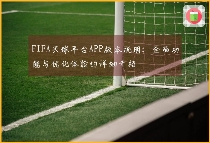 FIFA买球平台APP版本说明：全面功能与优化体验的详细介绍